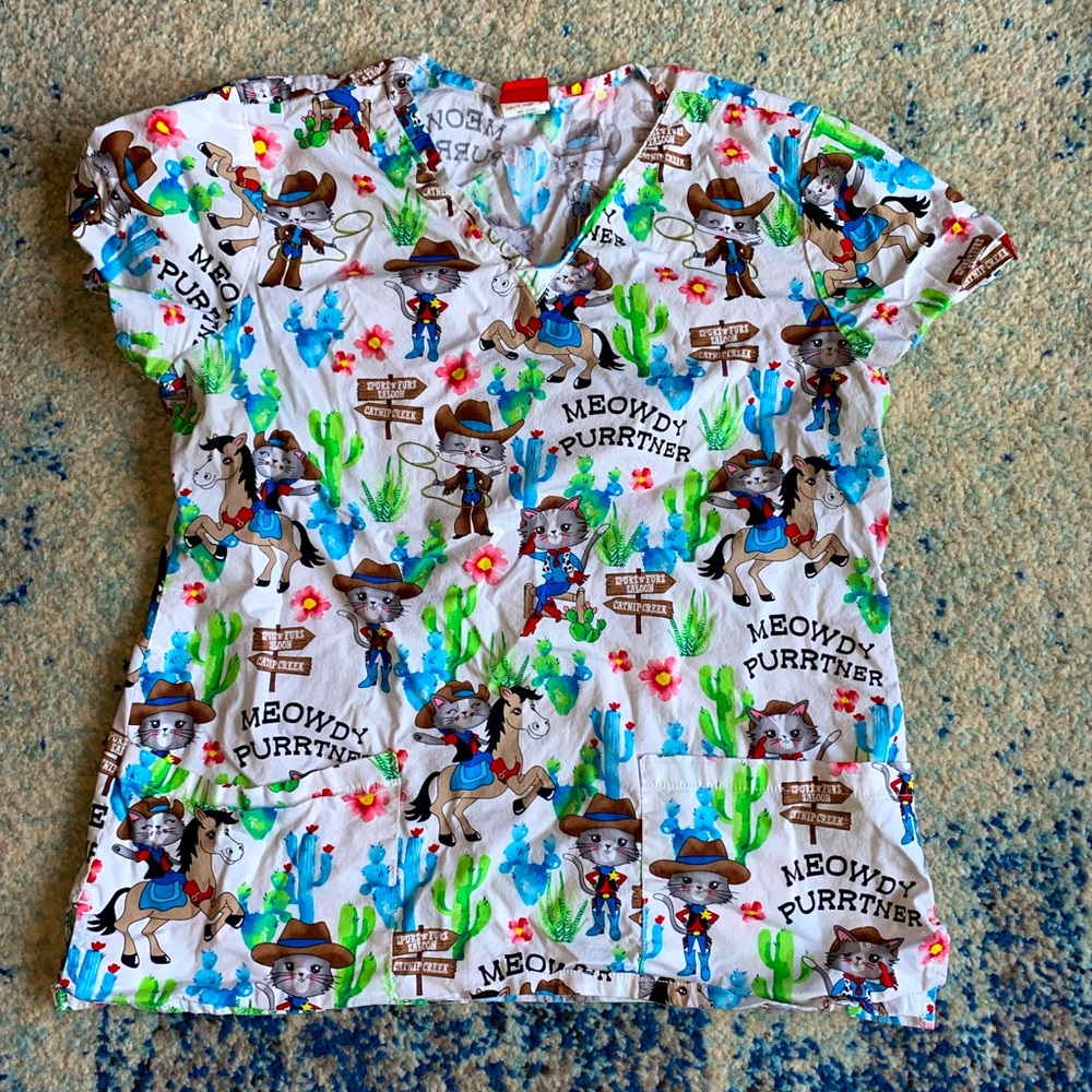 SOLD Scrub top